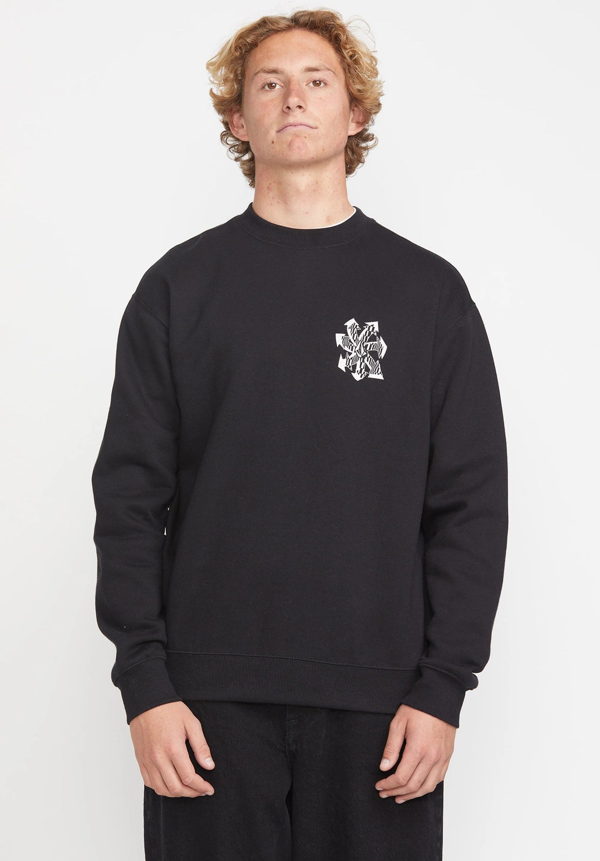 Watanite Crew black Rueckenansicht