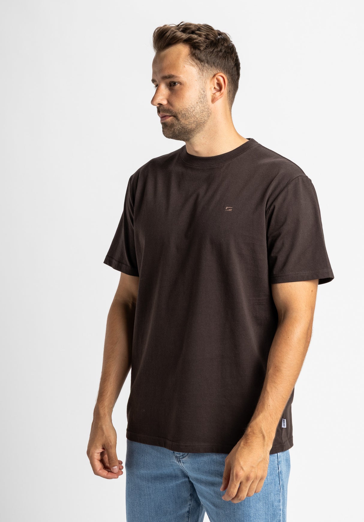 Easy Tee darkcoffee Rueckenansicht