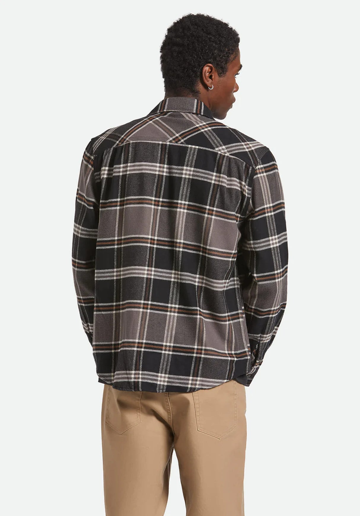 Bowery Flannel black-charcoal-pinecone Rueckenansicht
