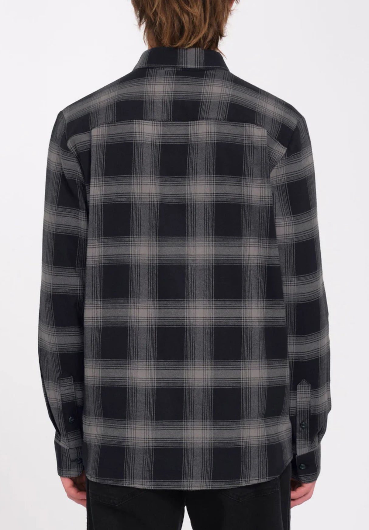 Netastone Flannel black Rueckenansicht