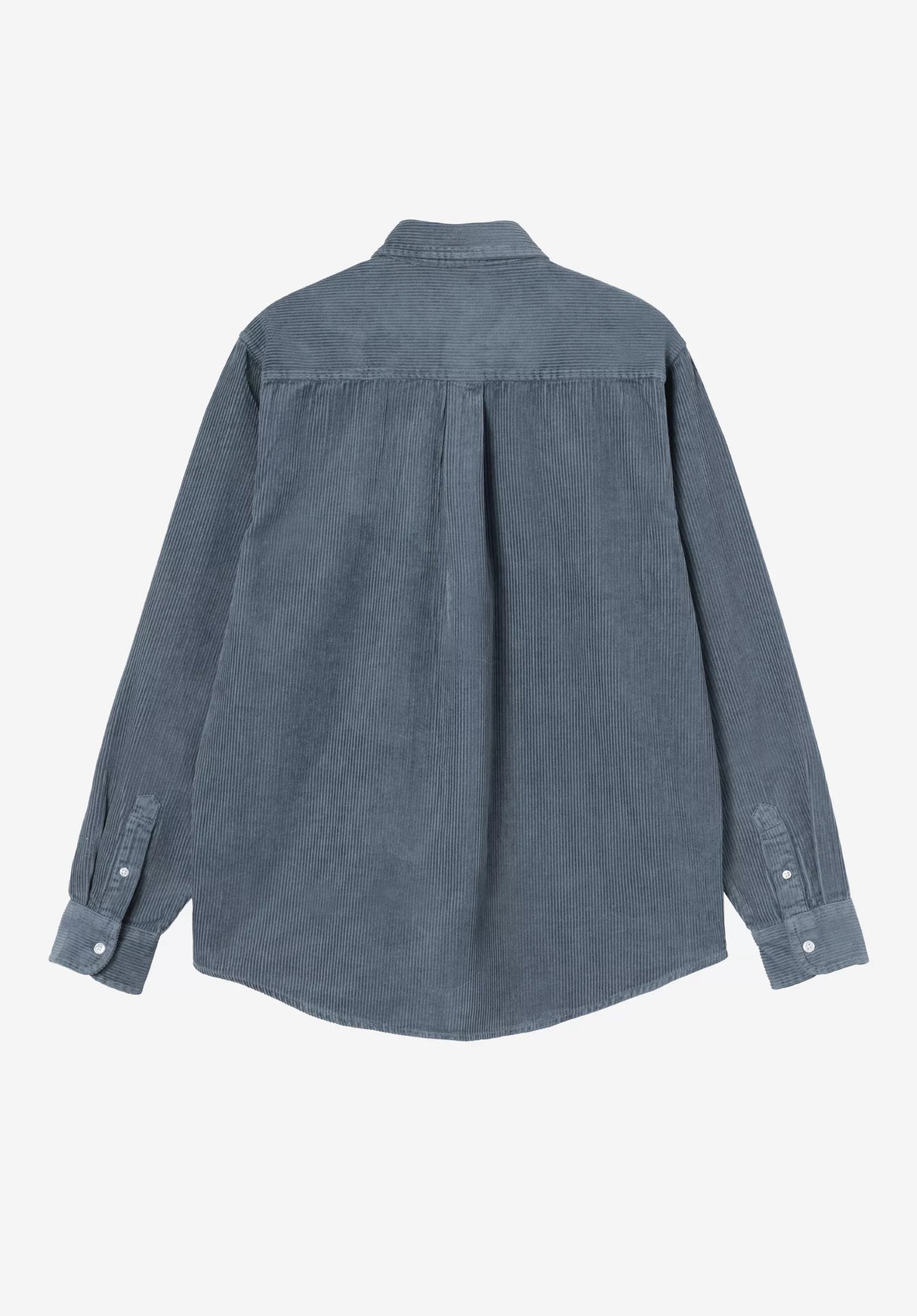 Madison Cord Shirt angelite-angelite Rueckenansicht