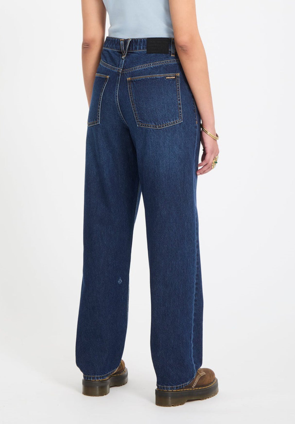 Daddio Jean washedblue Rueckenansicht