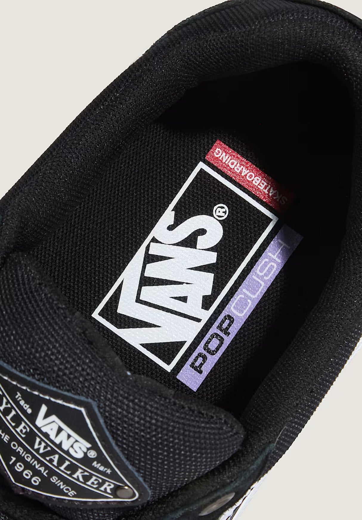 Skate Kyle Walker WaffleCup black-white Oberansicht