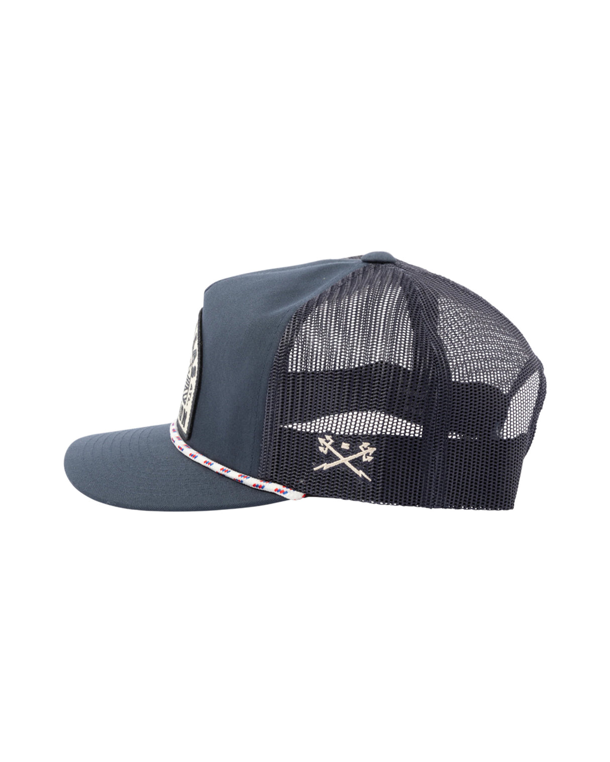 Enfield Trucker Unstructured Snapback navy Seitenansicht