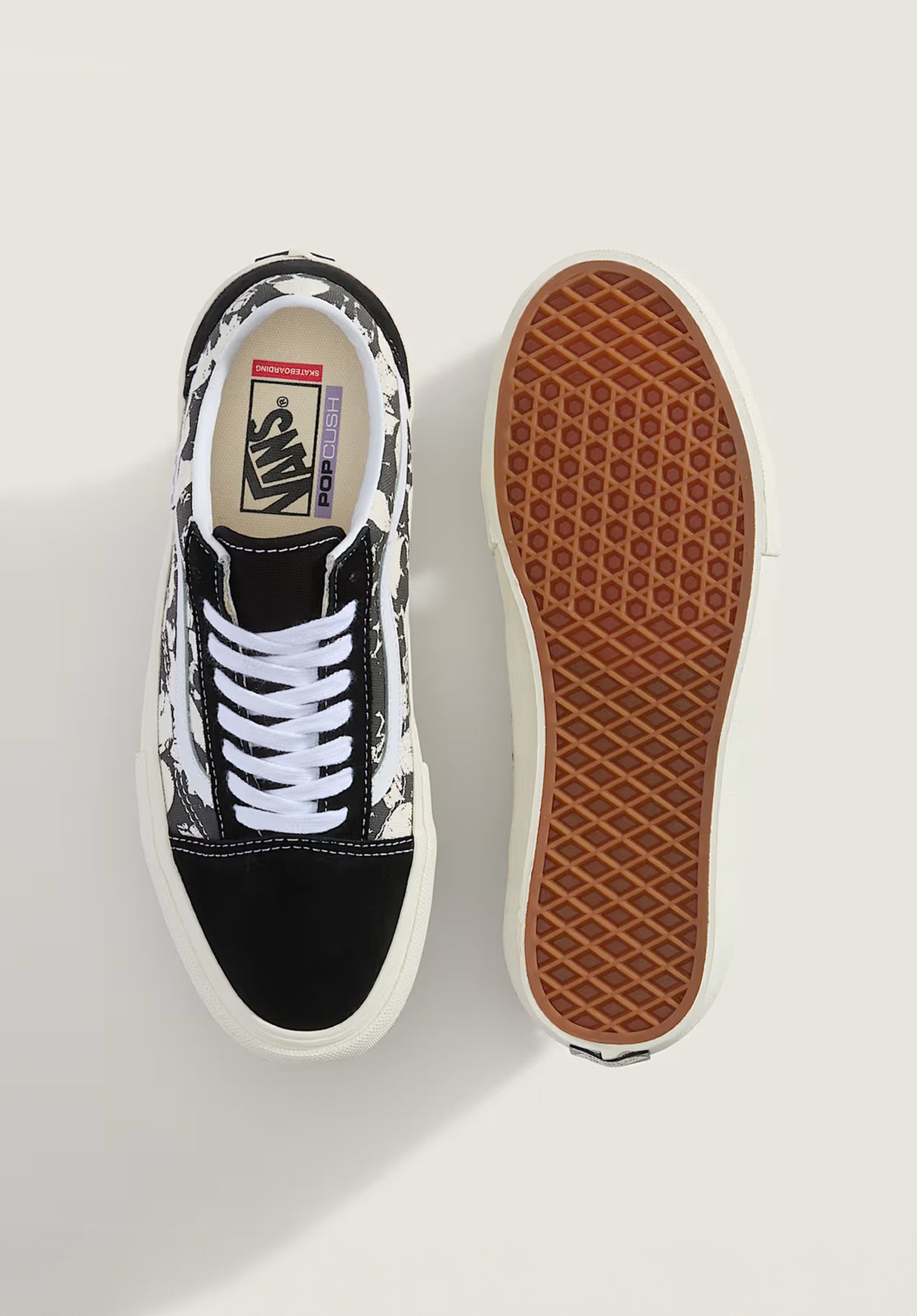 Skate Old Skool skullpileblack-white-gum Rueckenansicht