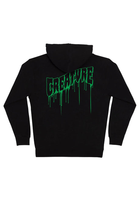 Logo Outline Drip Heavyweight black Rueckenansicht