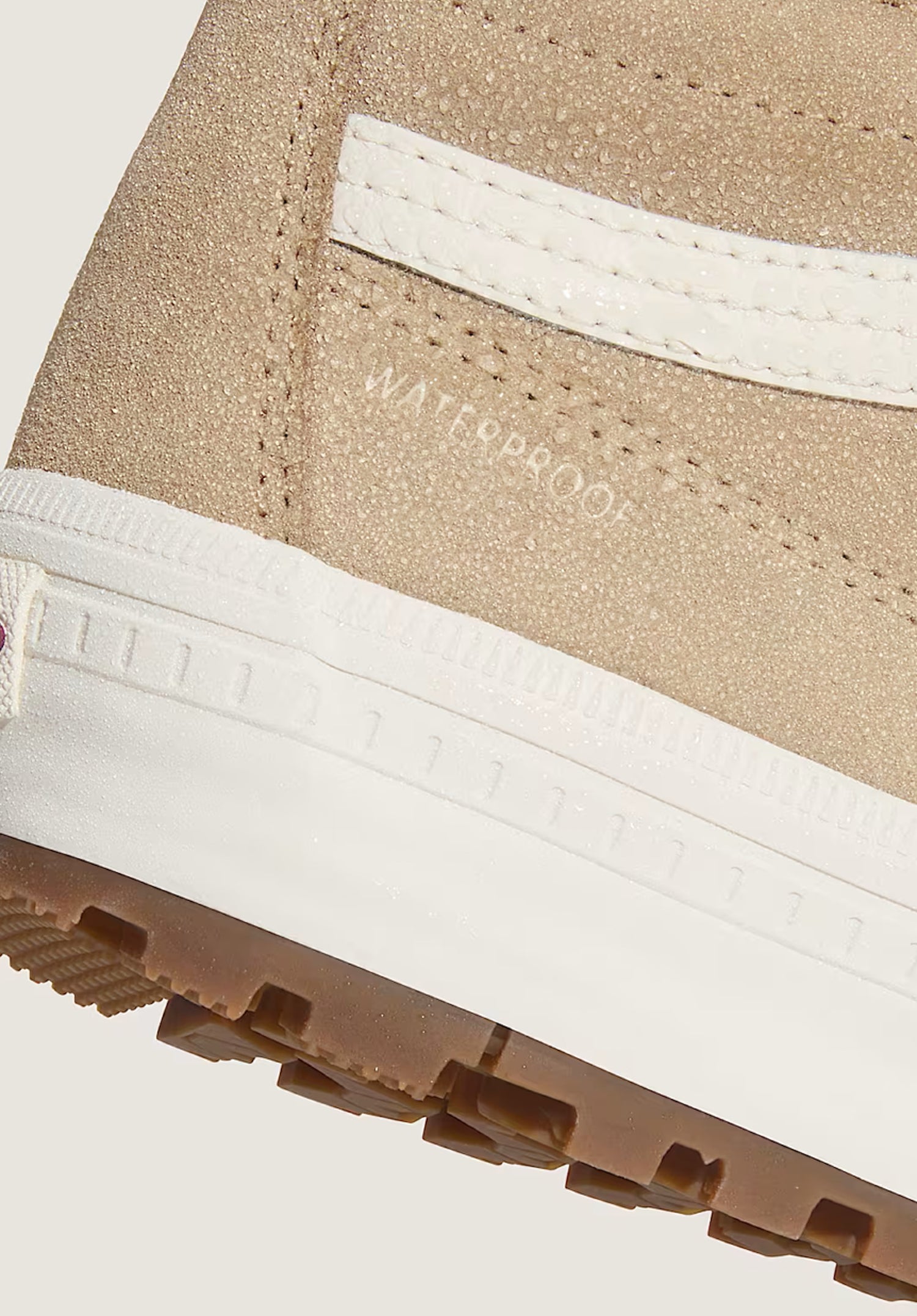 MTE Sk8-Hi Waterproof Insulated tan-white Seitenansicht Zoom Image