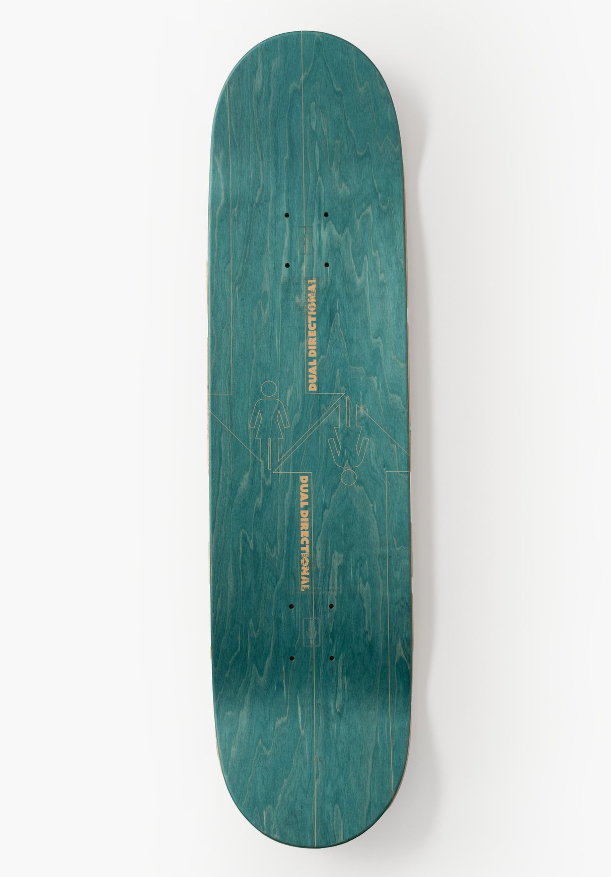 McCrank Dual Directional Twin Tip white-green-beige Rueckenansicht