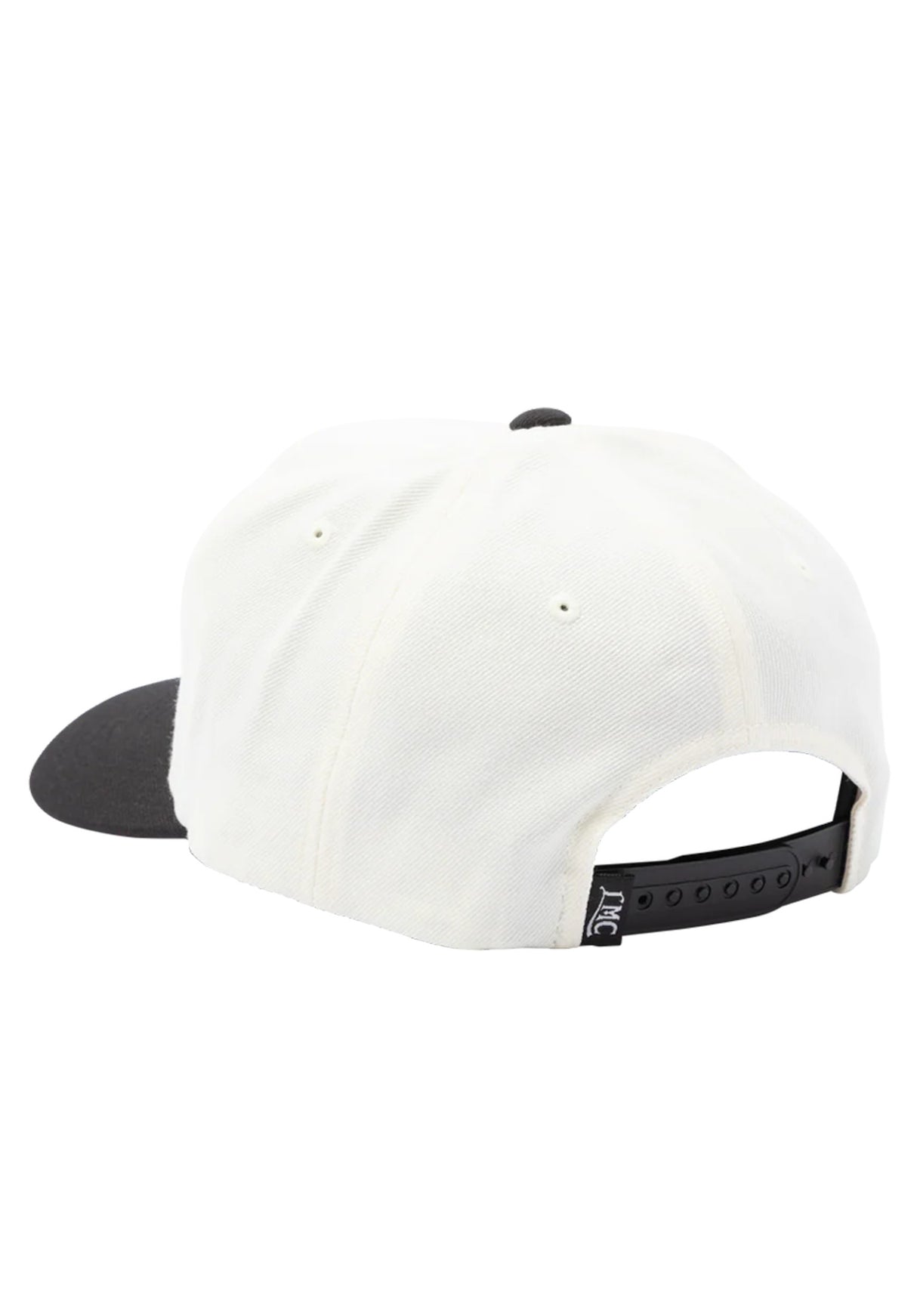 Ronnie Snapback Low white-black Rueckenansicht