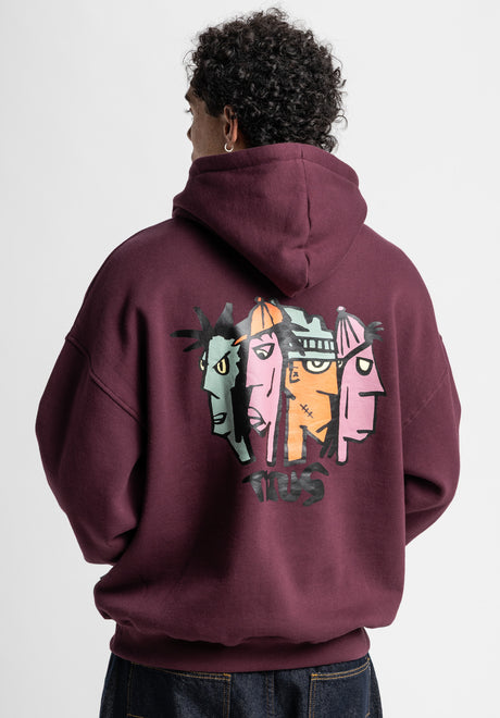 Crew darkcherry Vorderansicht