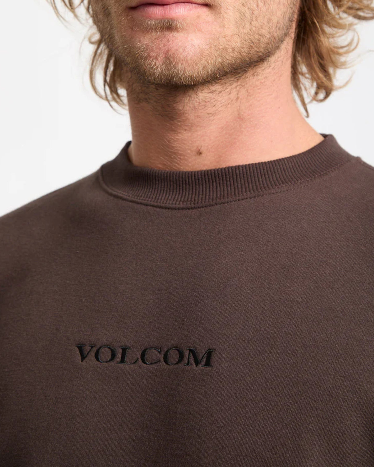 Stone Crew Fleece cacao Closeup1