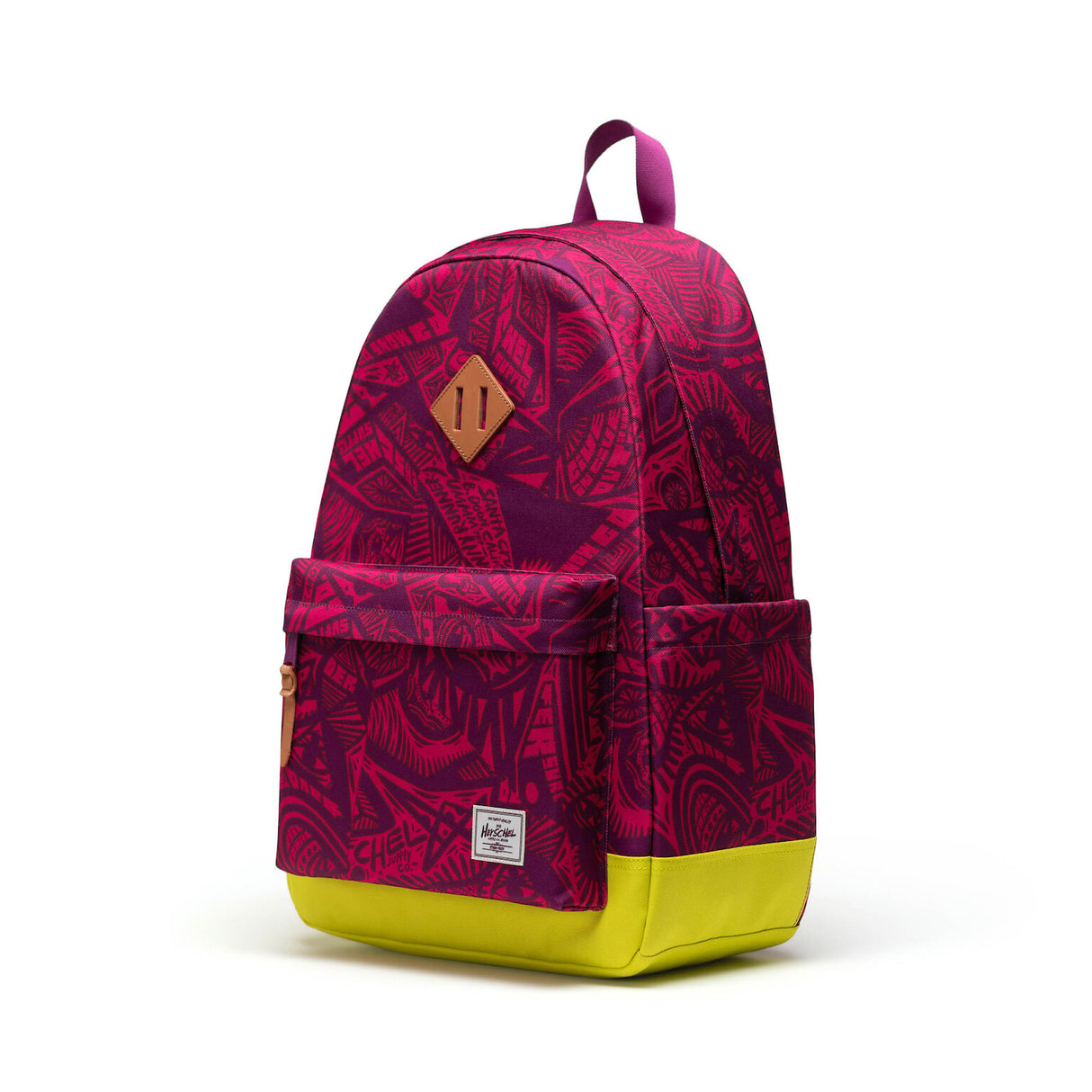 Thomas Campbell Heritage Backpack TC hollyhock-evening primrose Seitenansicht