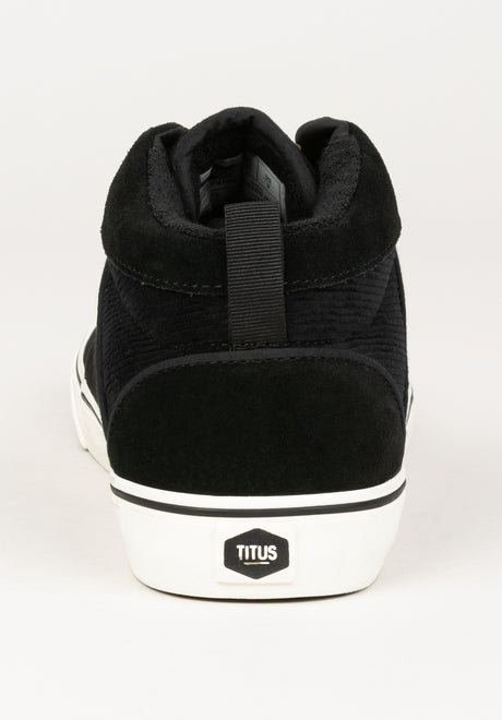 Hudson Mid black-cord-white Seitenansicht