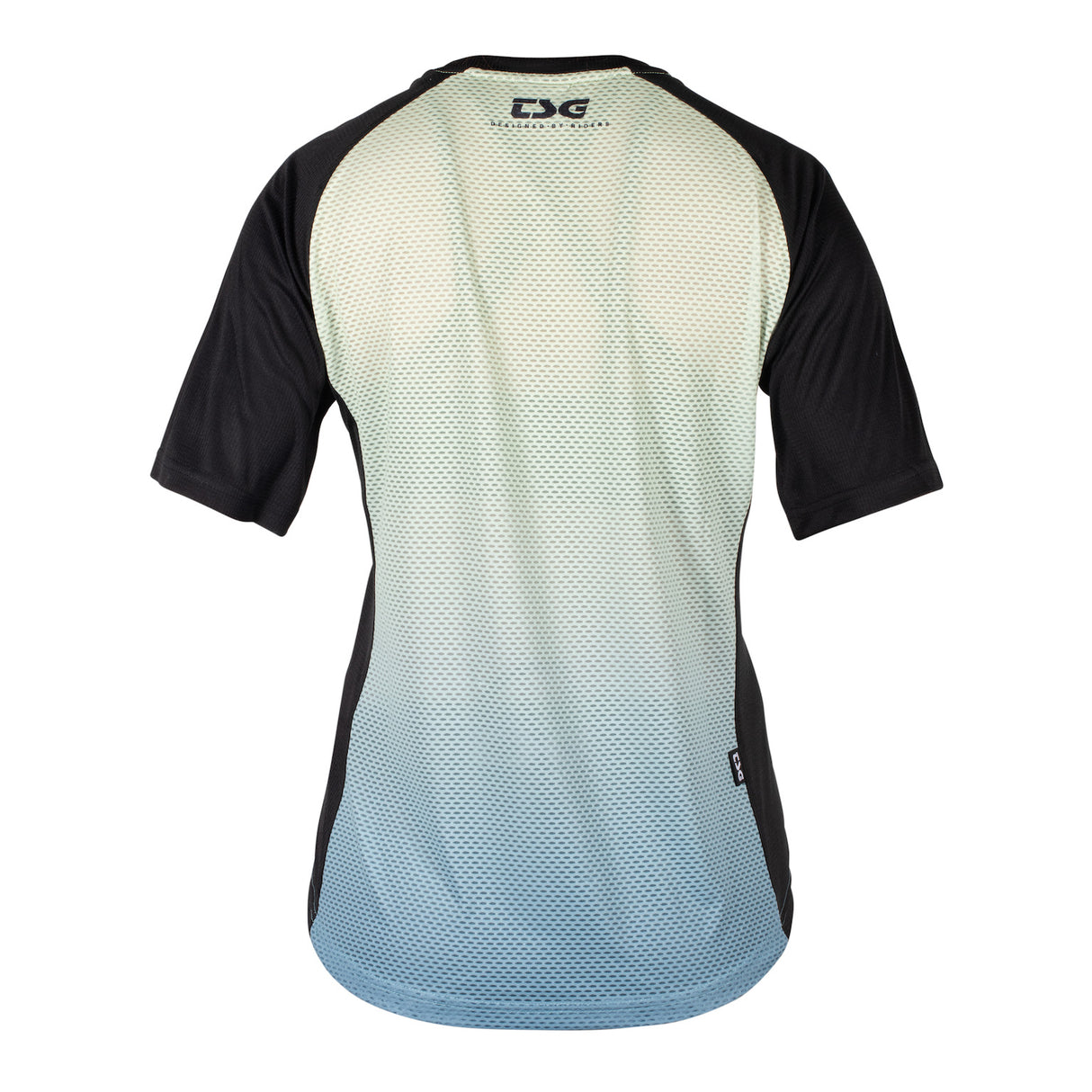Seen Jersey Women blue-matcha gradient Rueckenansicht