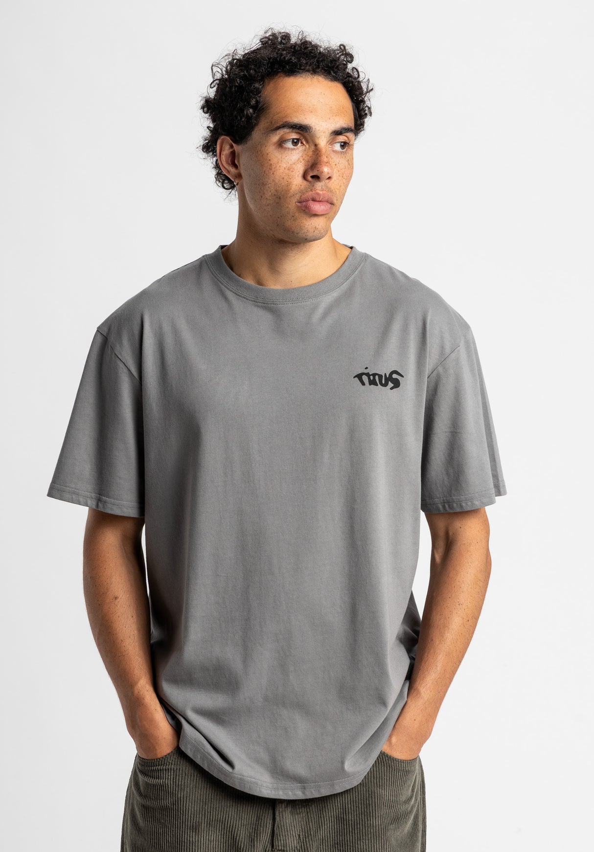 Carter grey Rueckenansicht