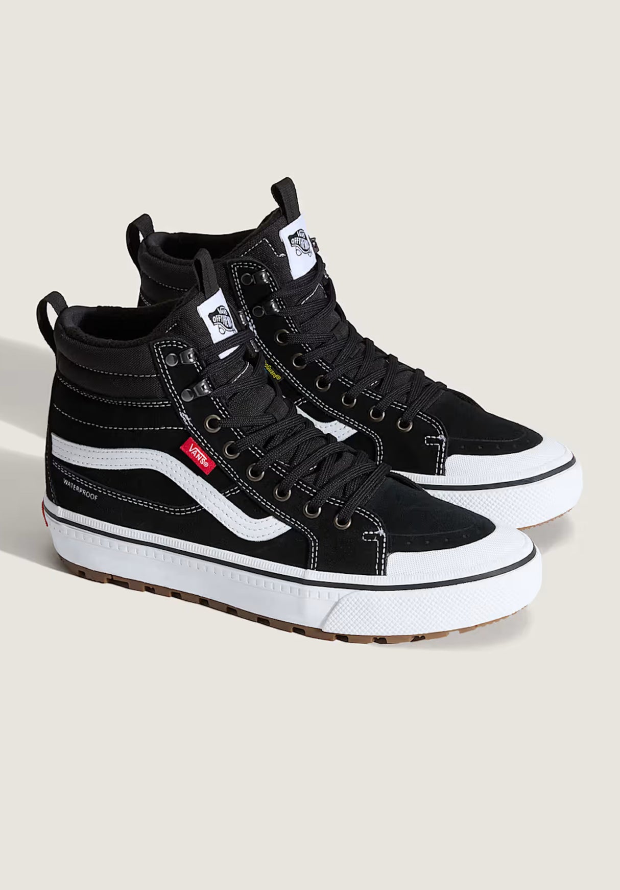 MTE Sk8-Hi Waterproof Insulated black-white Rueckenansicht