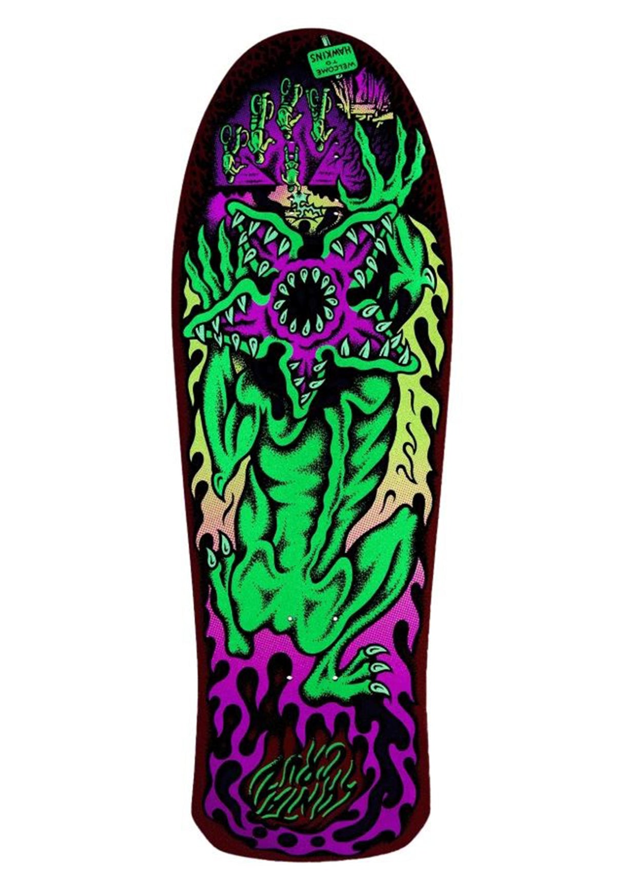 X Stranger Things Salba Demogorgon glow-in-the-dark Rueckenansicht