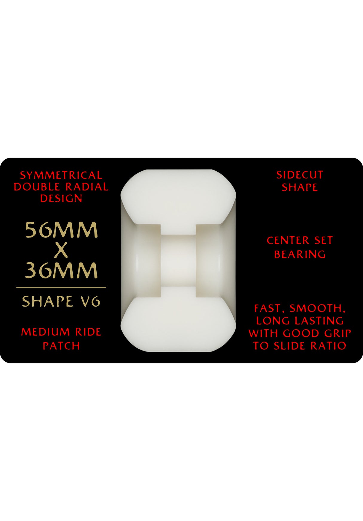 Dragons 93A V6 Symmetrical Medium Ride offwhite Rueckenansicht