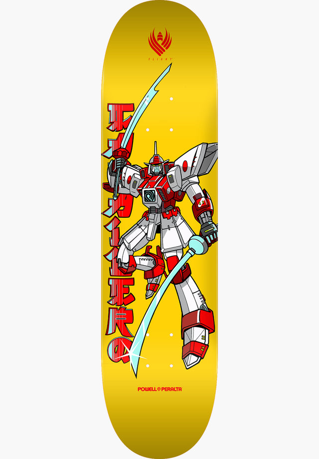 Flight Pro Shape 243 K20 Steve Caballero Gundam yellow Vorderansicht