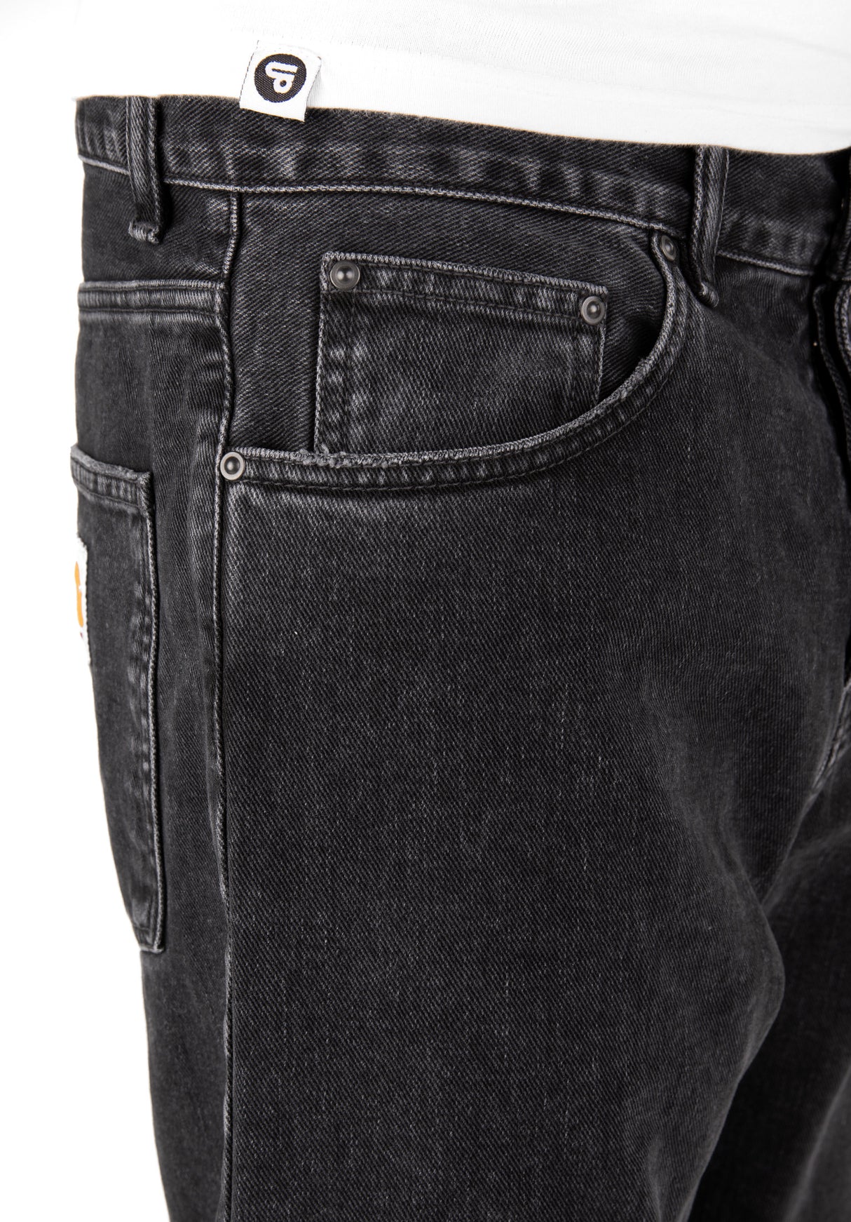Newel Pant (Cropped) blackstonewashed Oberansicht