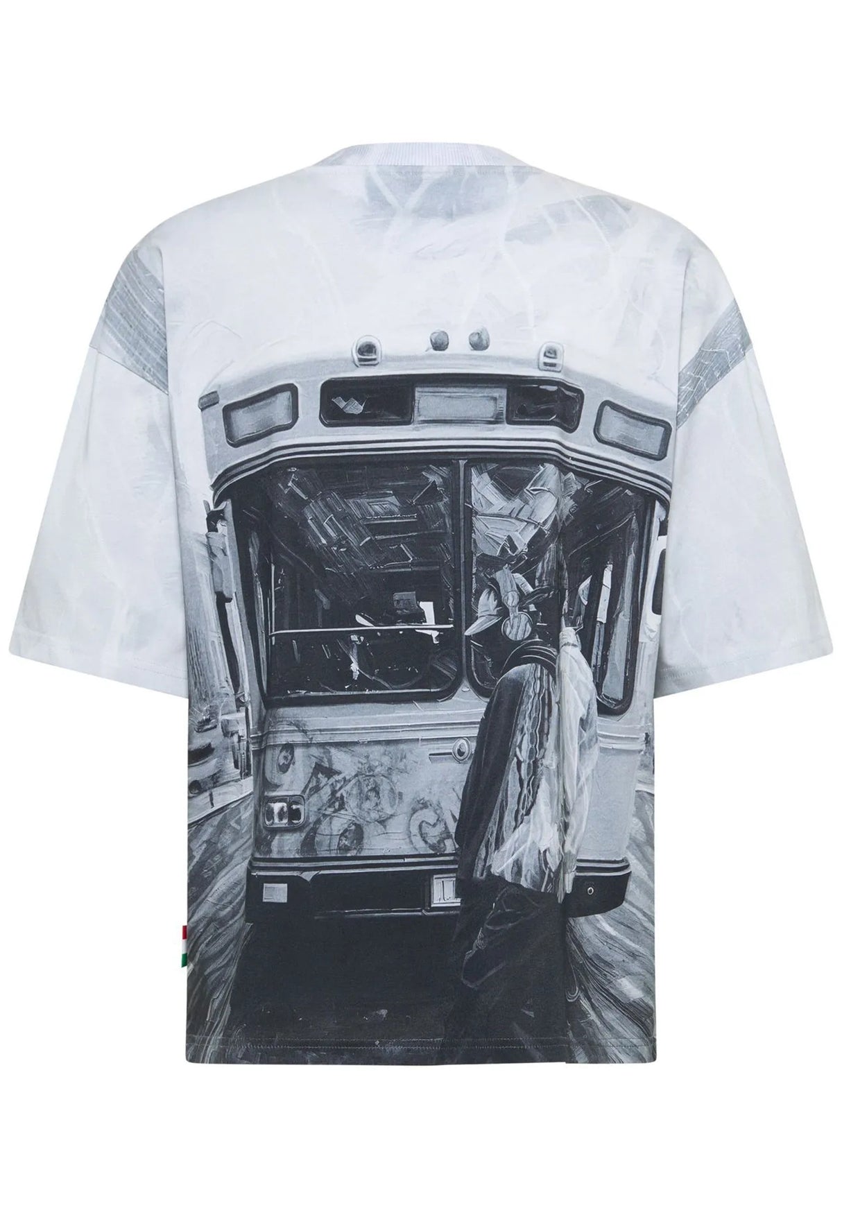 Oversize Fit black Rueckenansicht