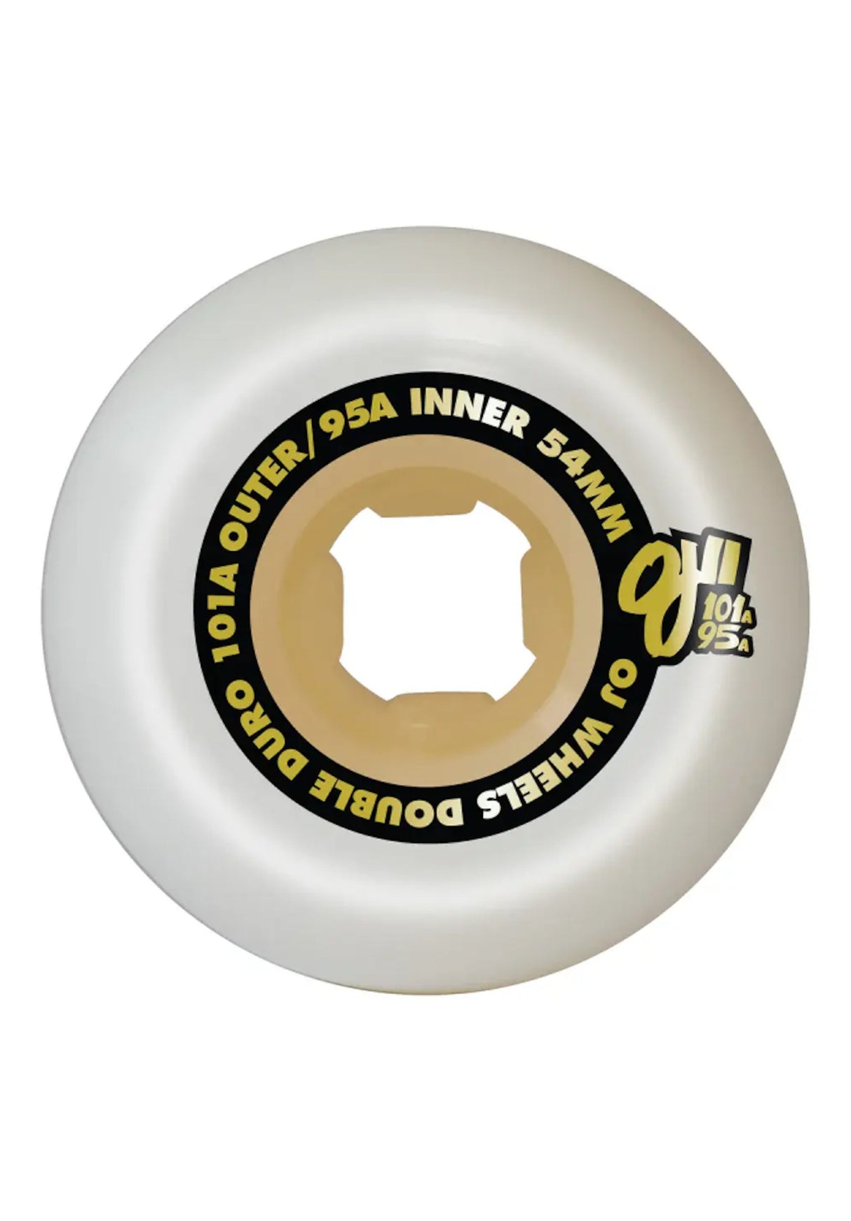 Double Duro Mini Combo 101A/95A white-gum Rueckenansicht