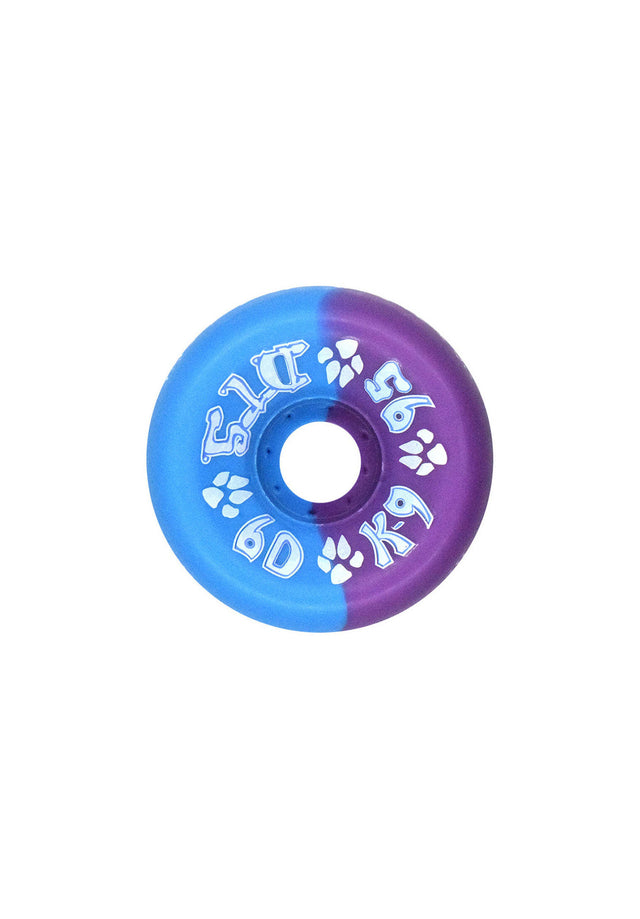 K-9 80's Wheels 97a blue-purple Vorderansicht