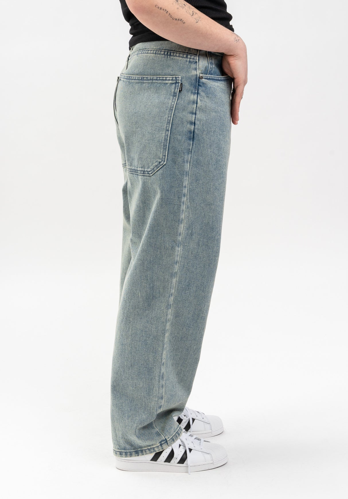 Alby-Baggy sandy-bluedenim Closeup2