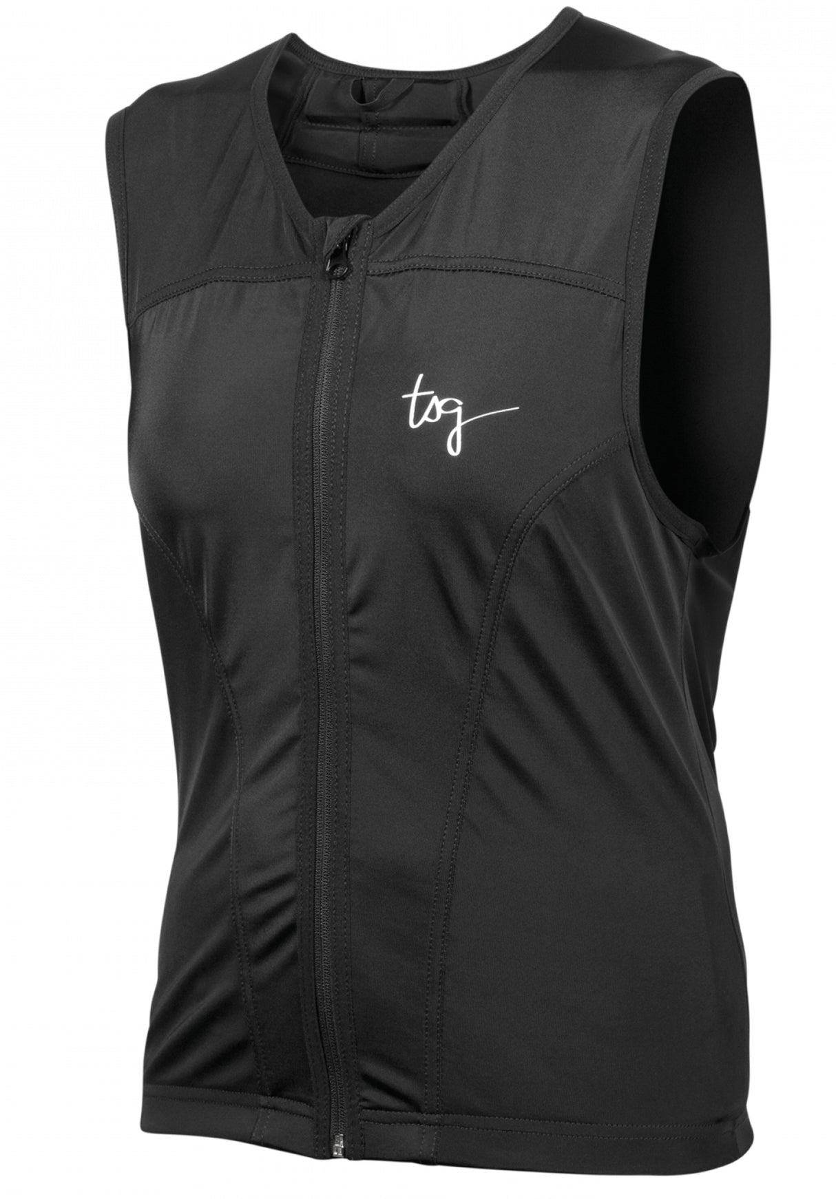 Backbone Vest WMN A black Rueckenansicht