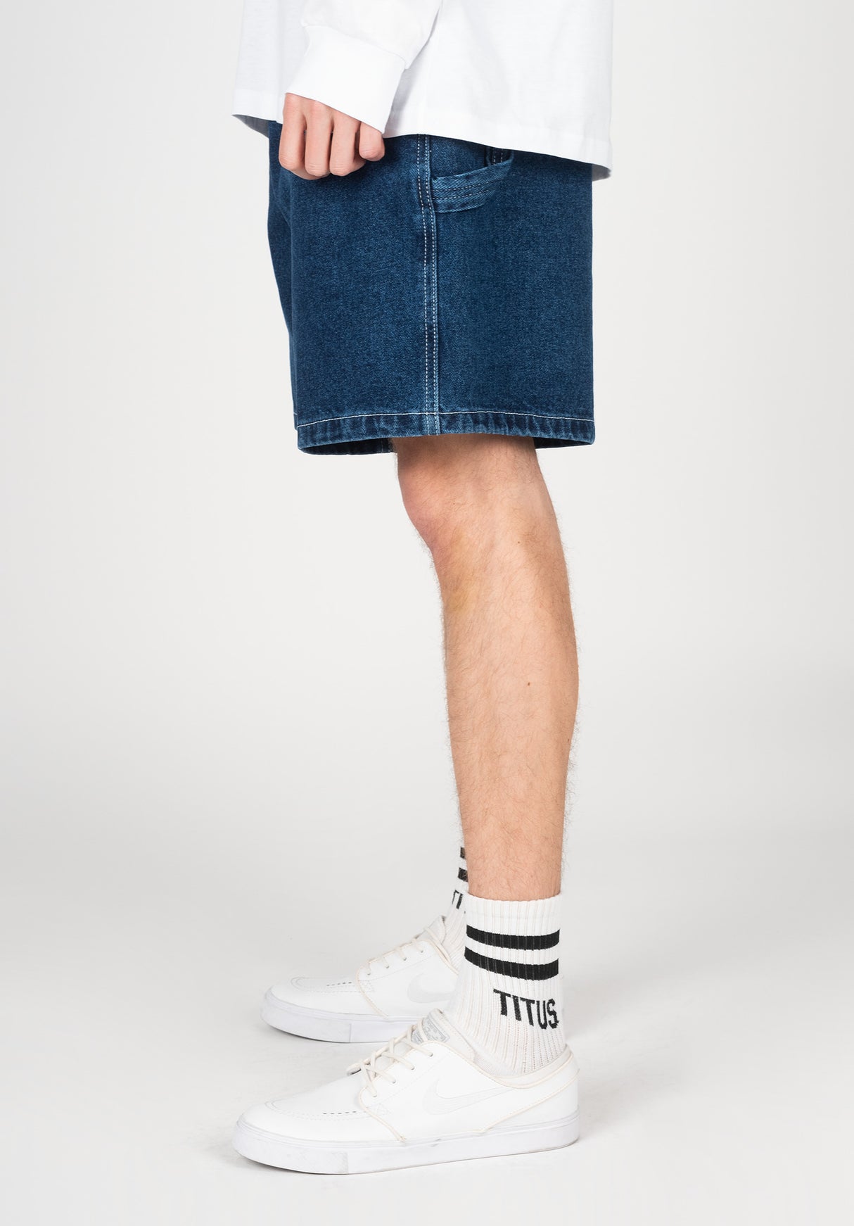 Bigwig Denim Carpenter stonewashindigo Rueckenansicht