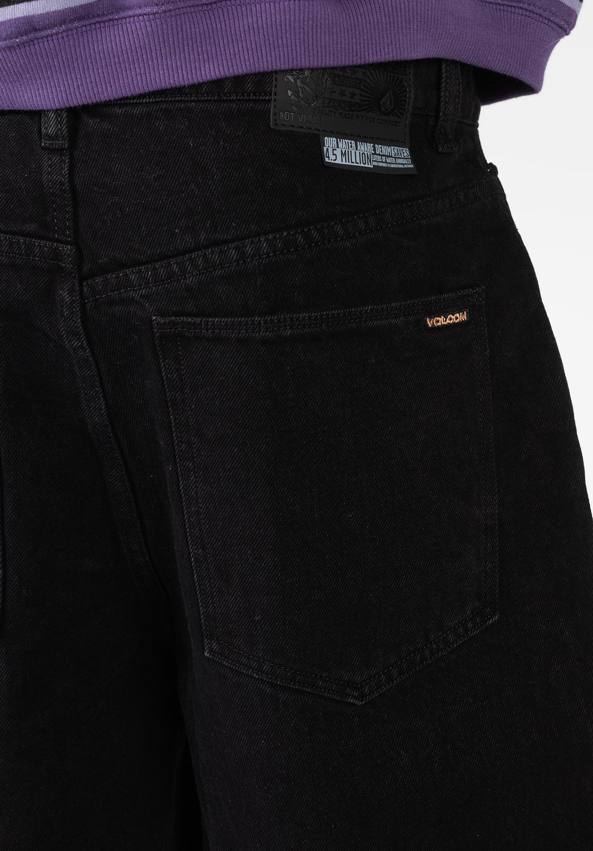 Billow Denim Short black Closeup2