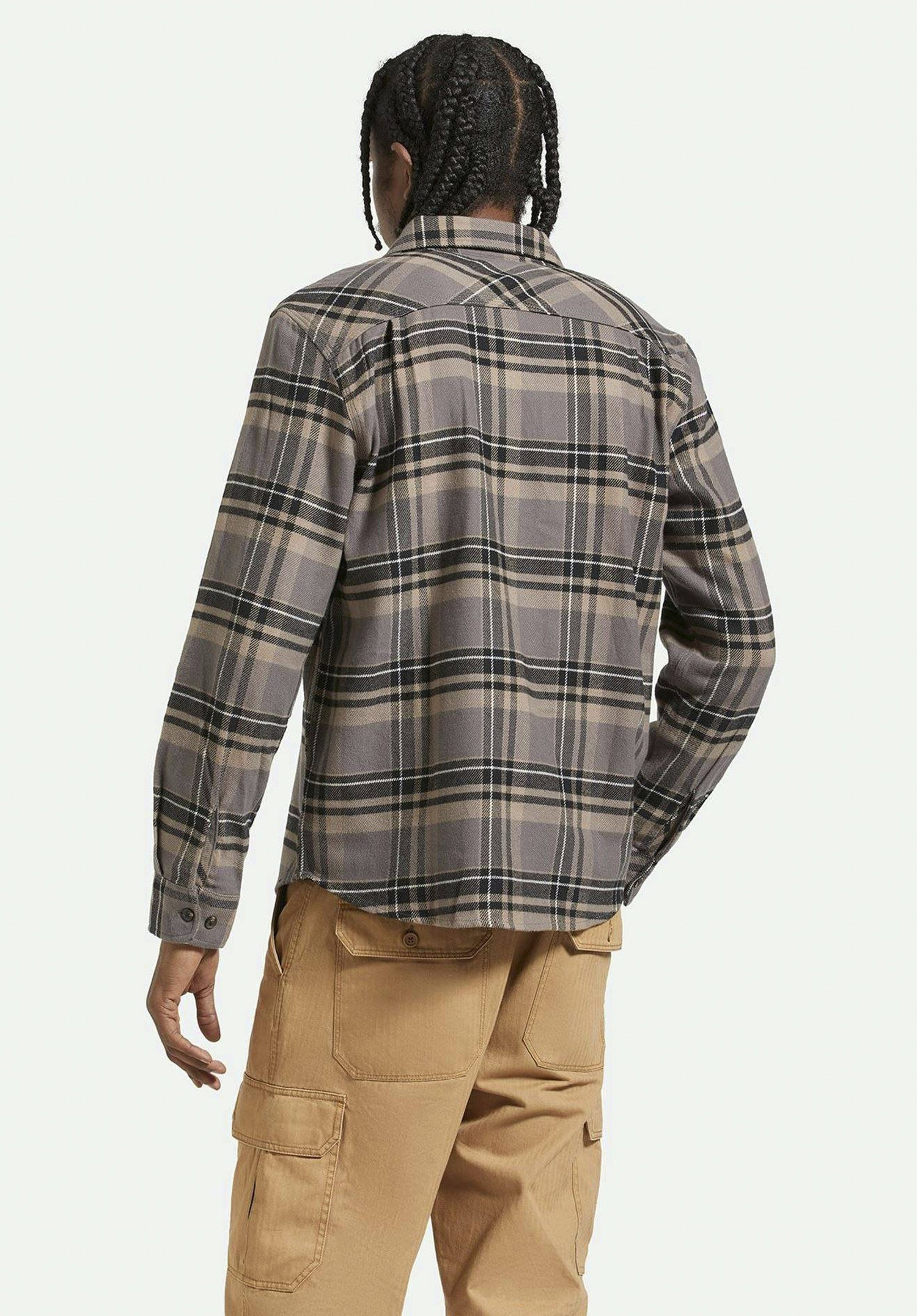 Bowery Flannel charcoal-black-cindergrey Rueckenansicht Zoom Image