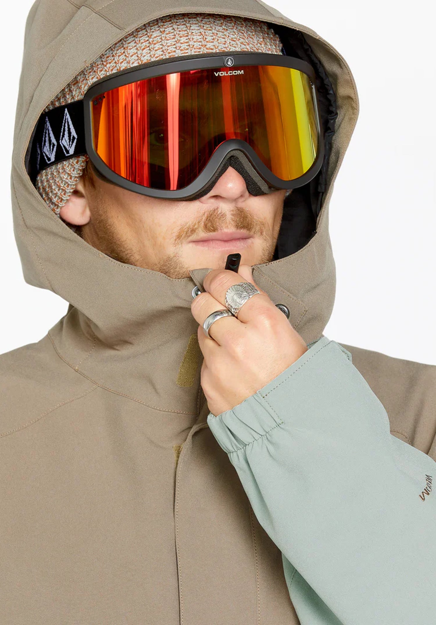 Brighton Full Zip agave Closeup1 Zoom Image