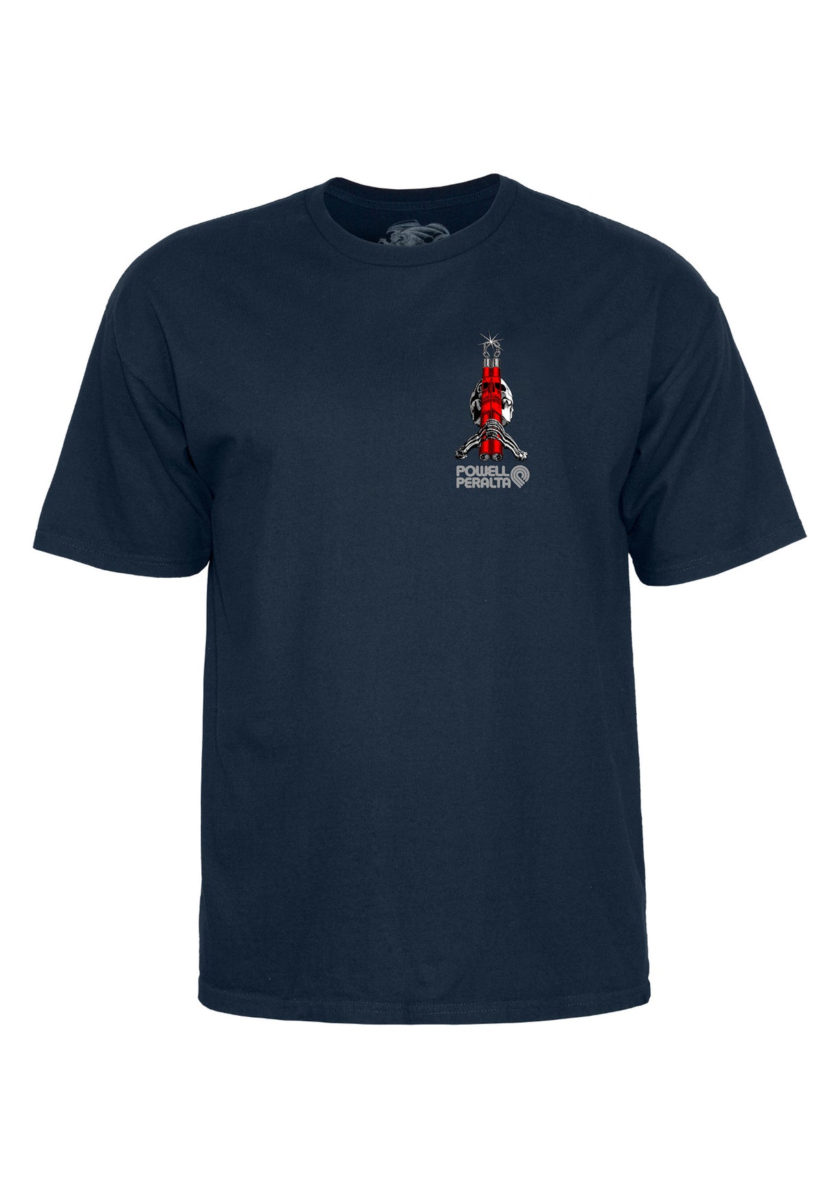 Bruce Lee x Skull & Nunchuck navy Rueckenansicht