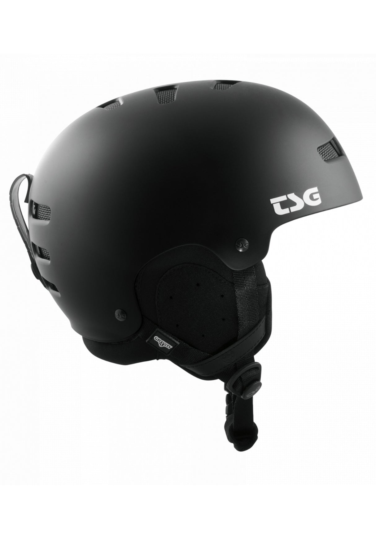 Gravity Asian Fit Solid Color satin black Rueckenansicht