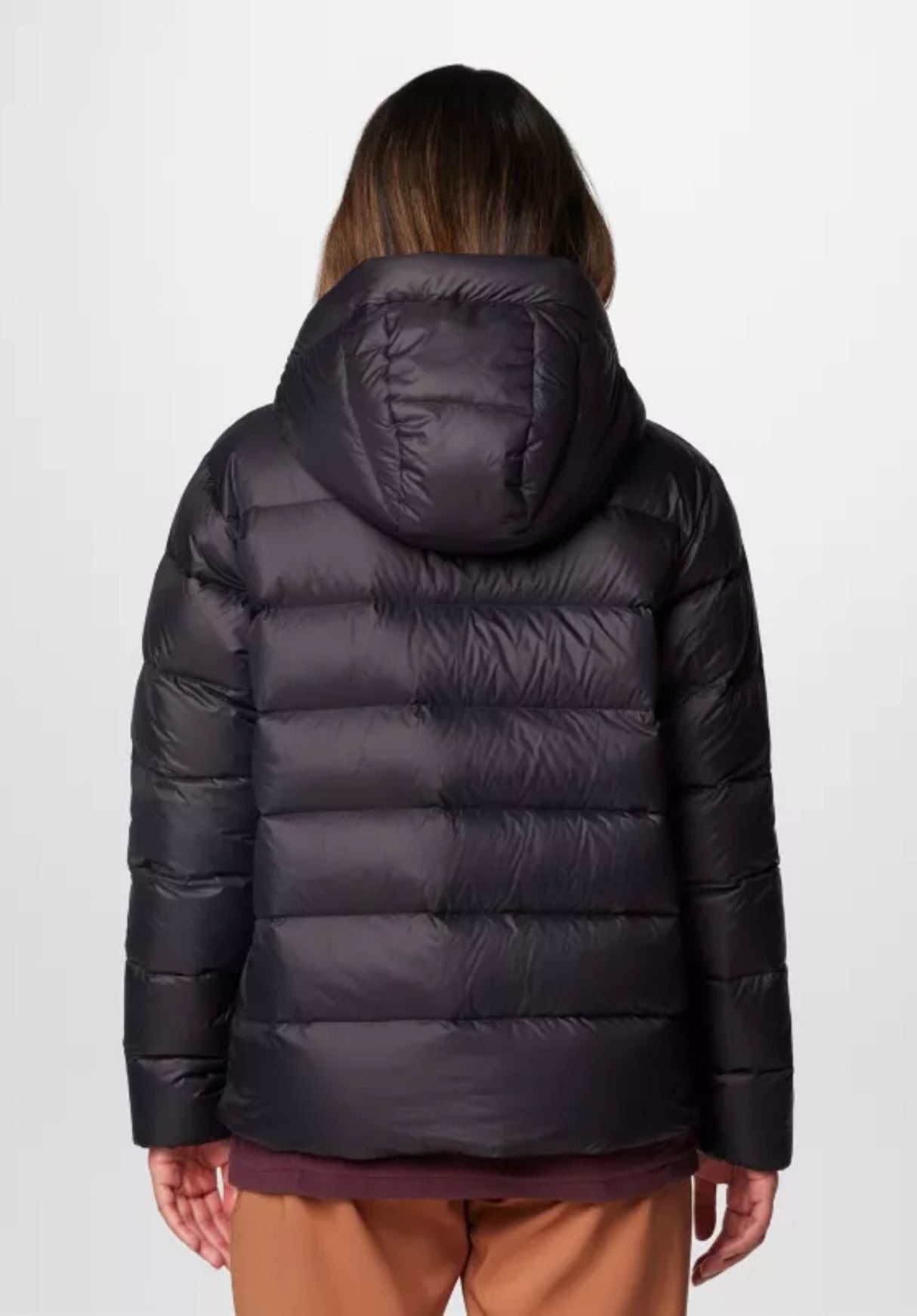 Harmony Falls Hooded Down black Rueckenansicht