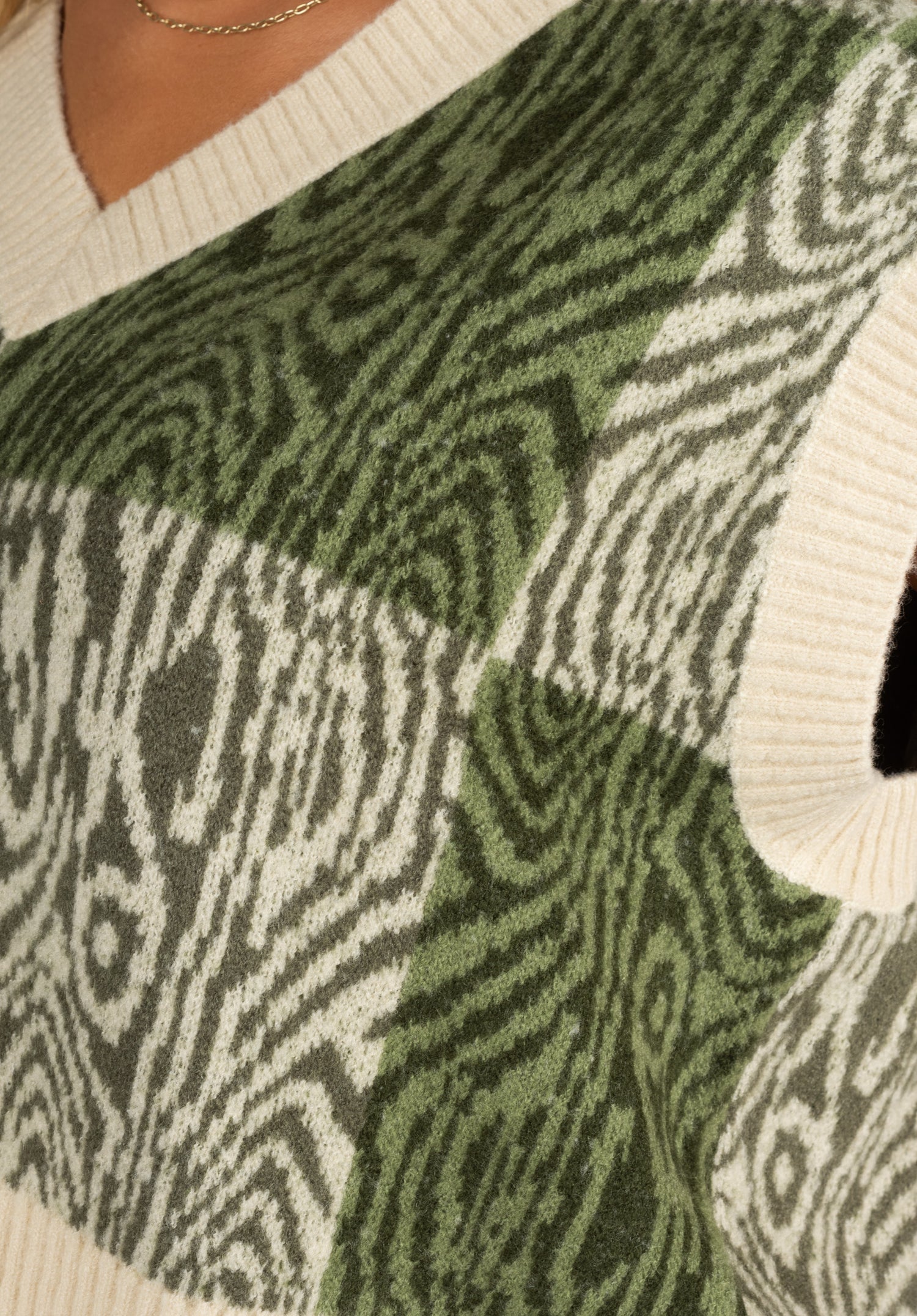 Kinton Gilet checkerboard Rueckenansicht Zoom Image