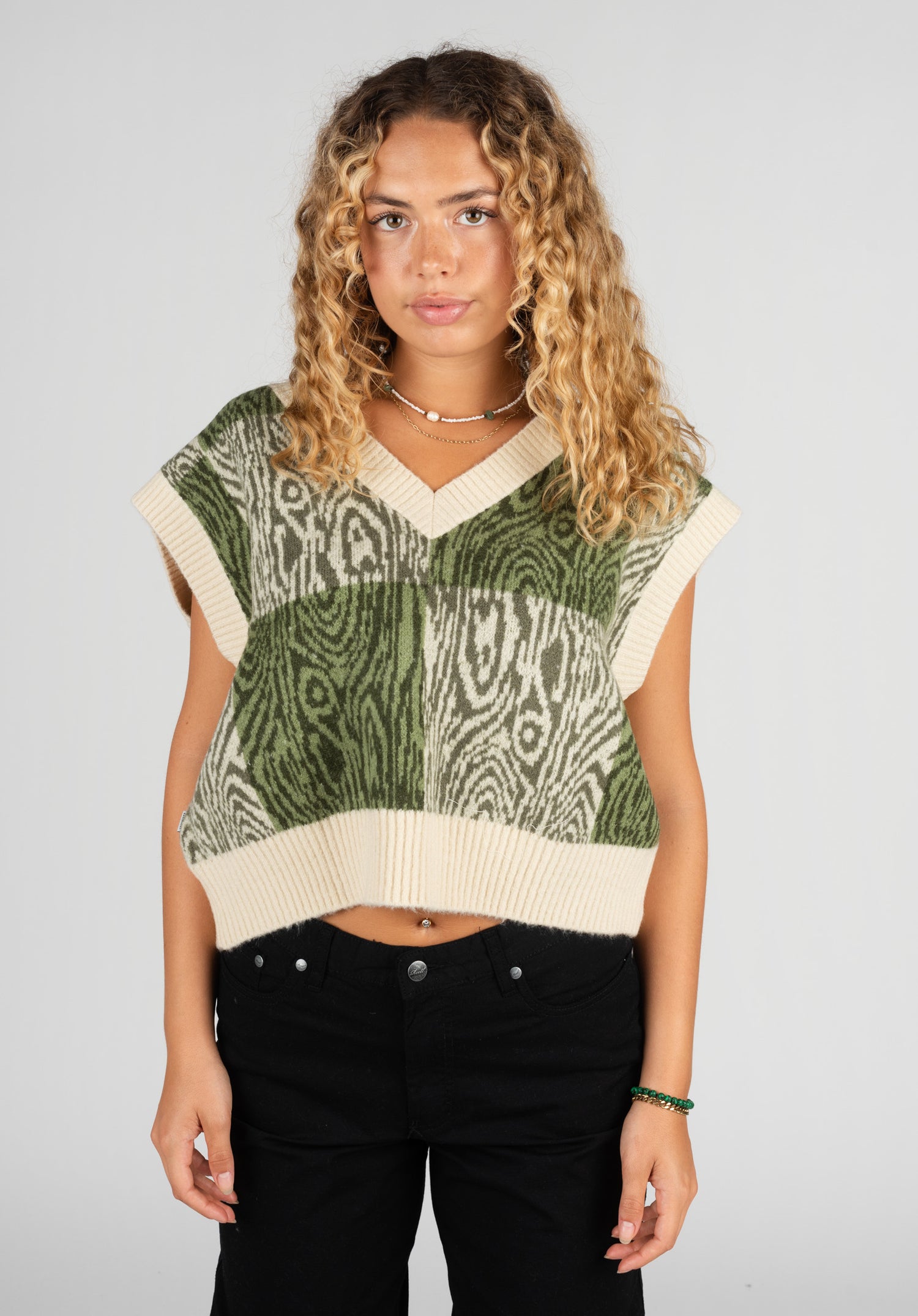 Kinton Gilet checkerboard Vorderansicht Zoom Image