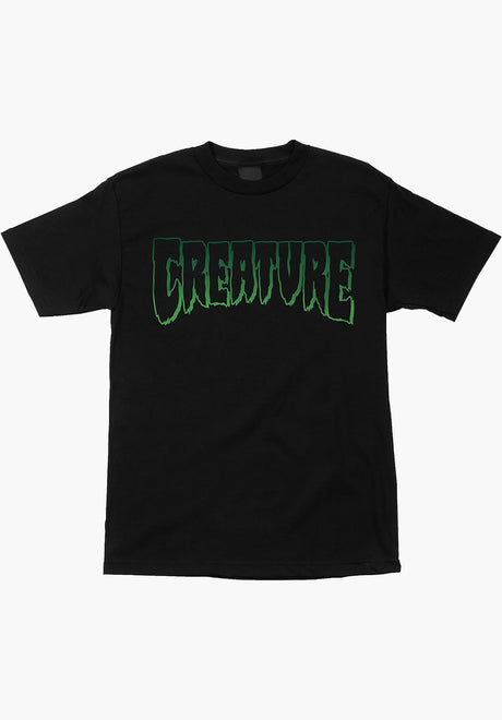 Logo Outline Heavyweight black Vorderansicht