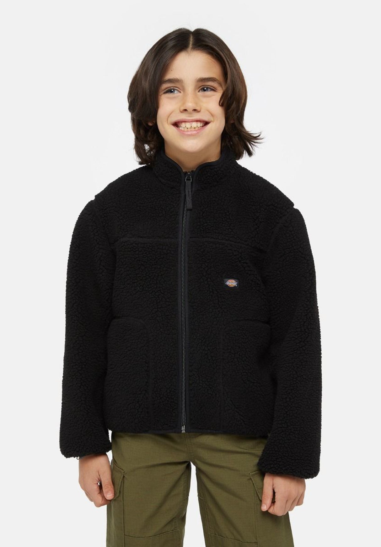 Mount Hope Fleece K black Rueckenansicht