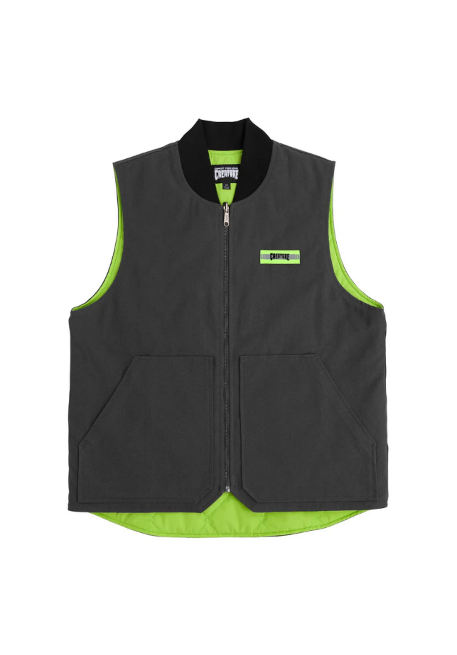 Crete-Ture DIY asphalt / neon green Vorderansicht Zoom Image