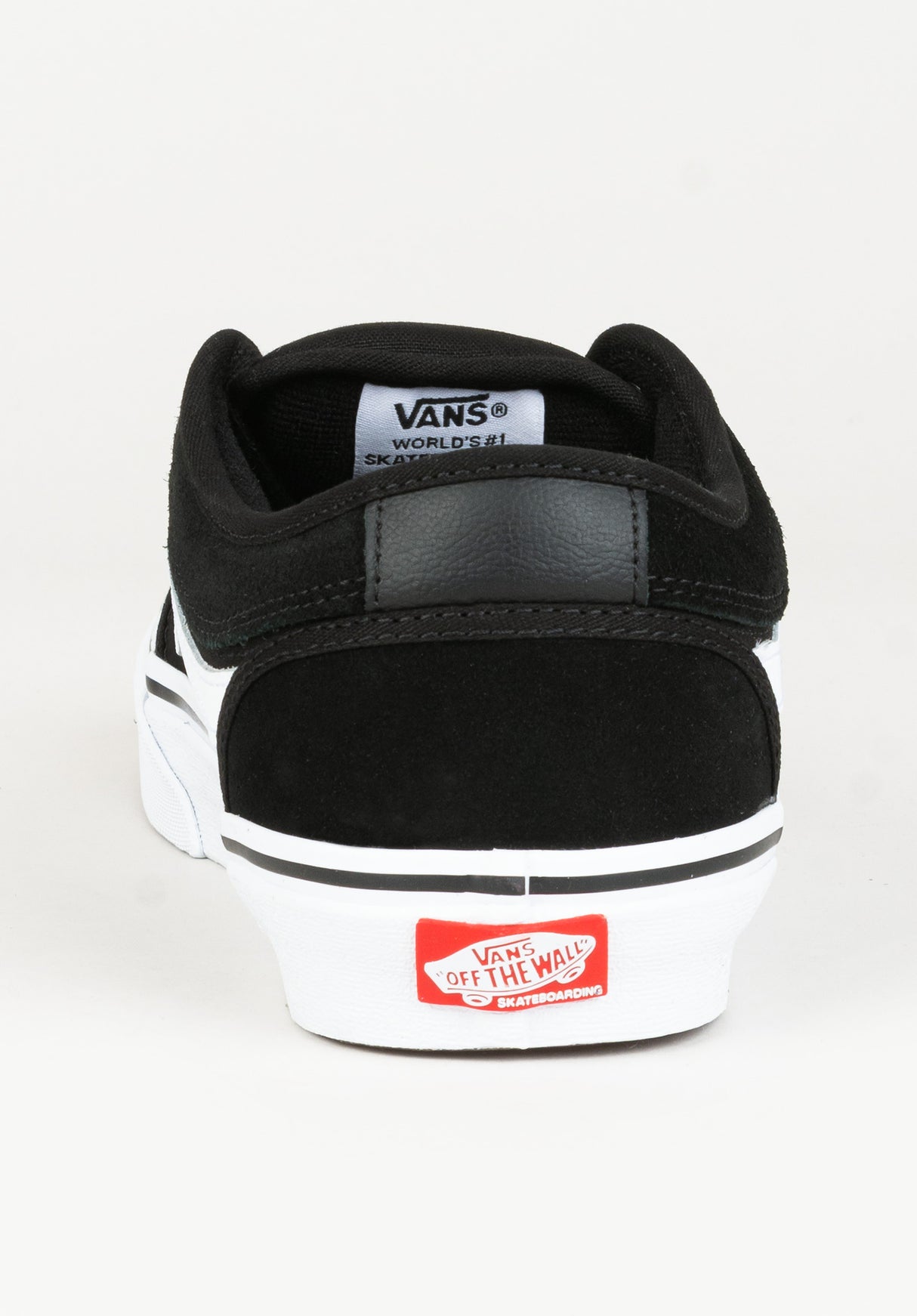 Chukka Low Sidestripe black-white Seitenansicht