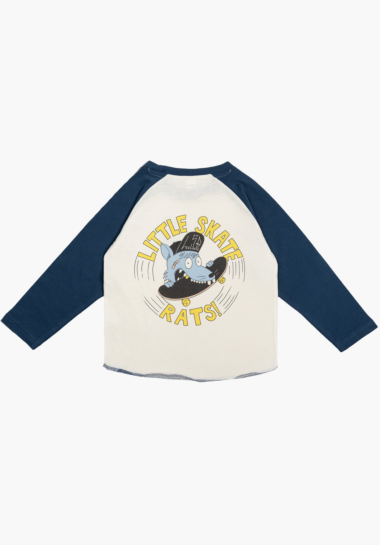 Baseball Logo white-navy Rückenansicht