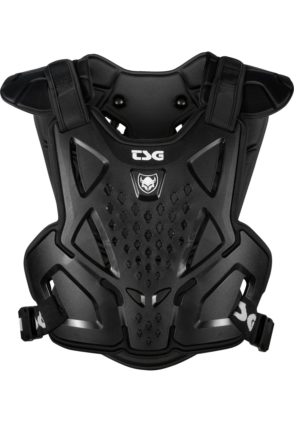 Chest Guard Adult black Rückenansicht