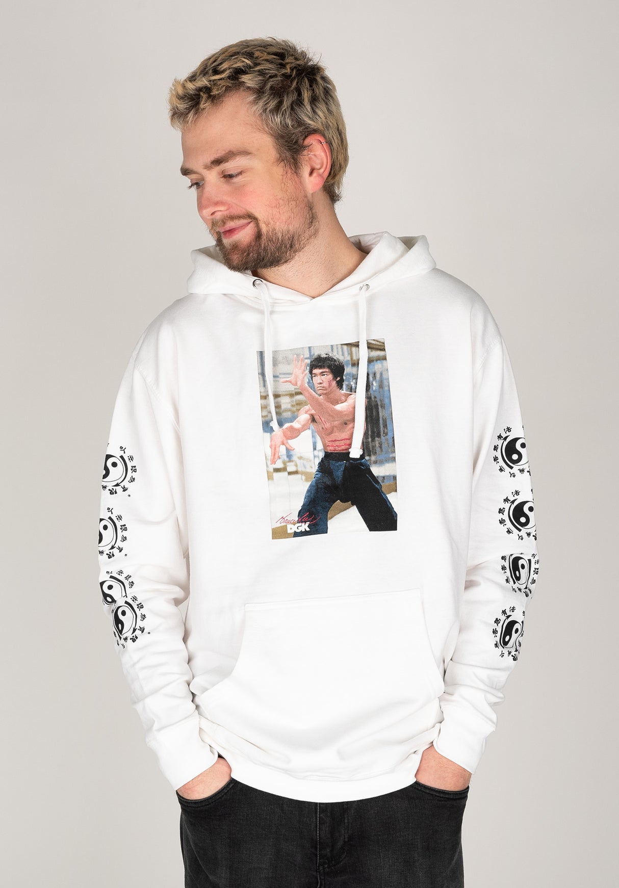 x Bruce Lee Like Echo white Rückenansicht