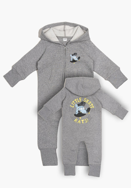 Onesie Logo greymottled Vorderansicht