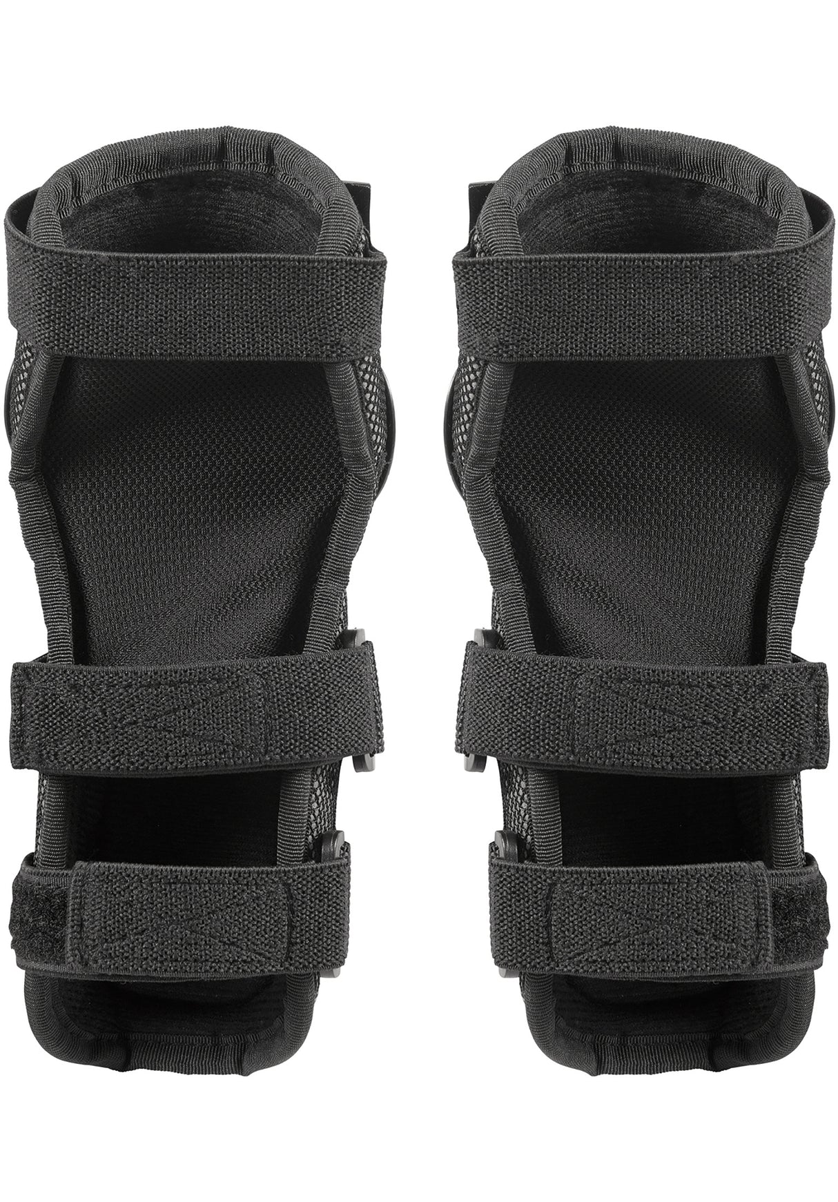 Bike Elbow Pads Youth black Rückenansicht