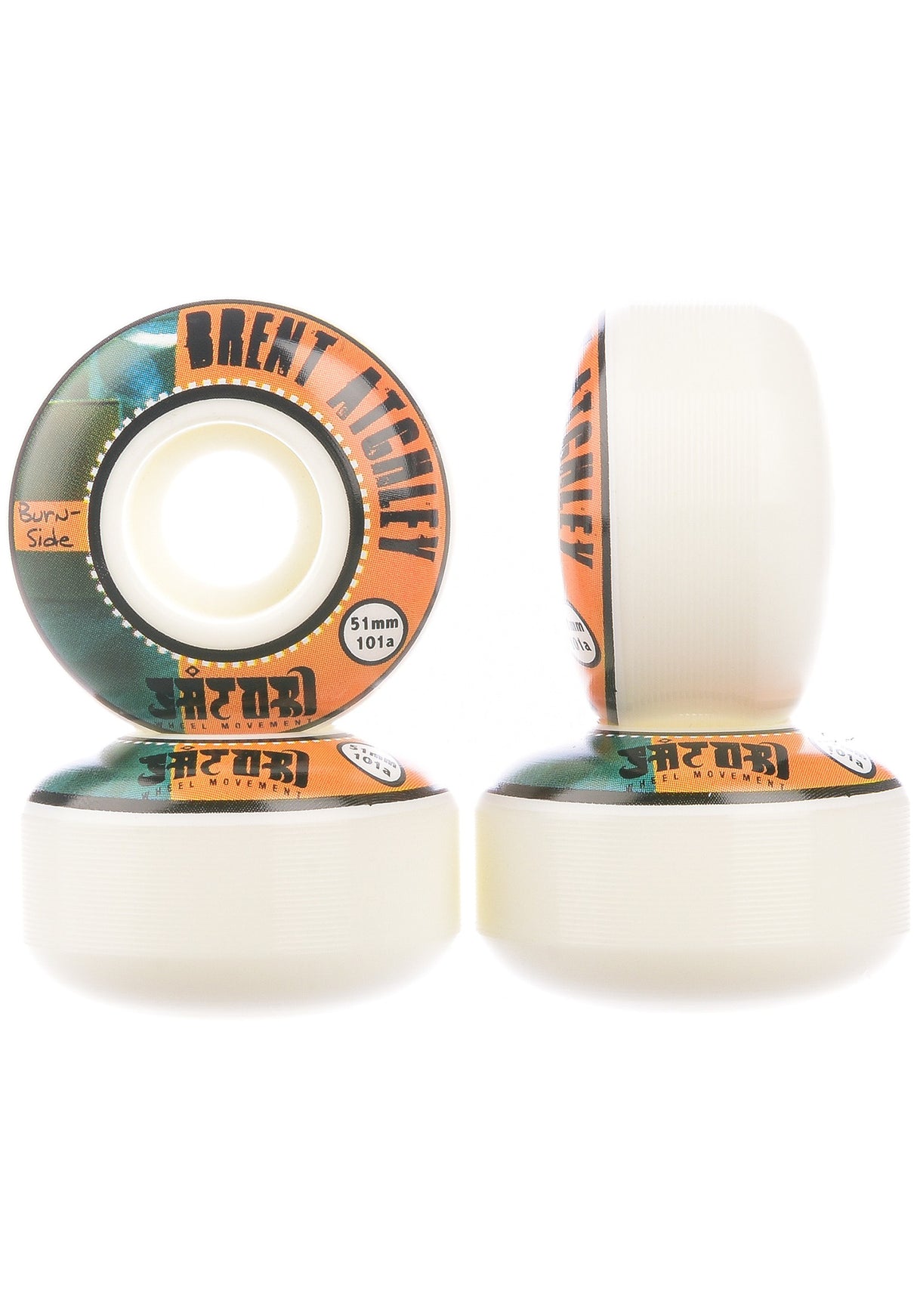 Brent Atchley Burnside 101A white Rückenansicht