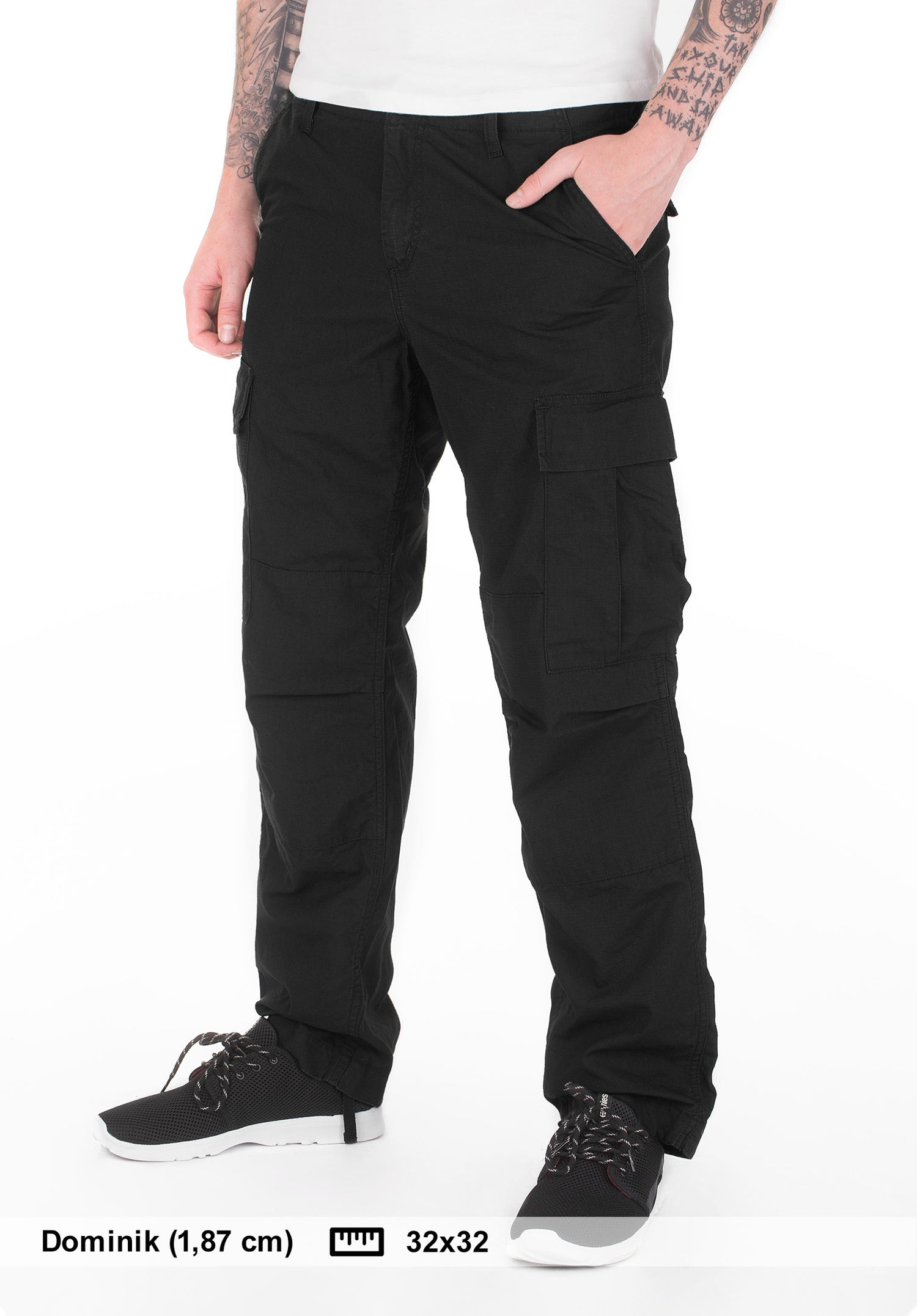 Regular Cargo Pant black-rinsed Vorderansicht Zoom Image