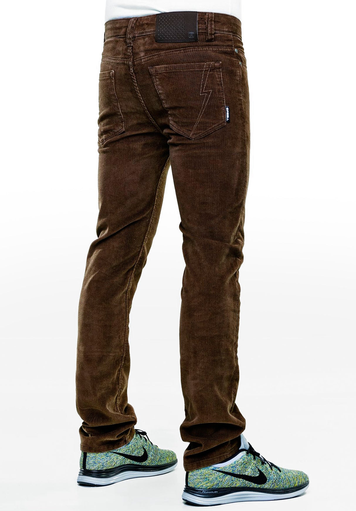 Skin brown-corduroy Rueckenansicht